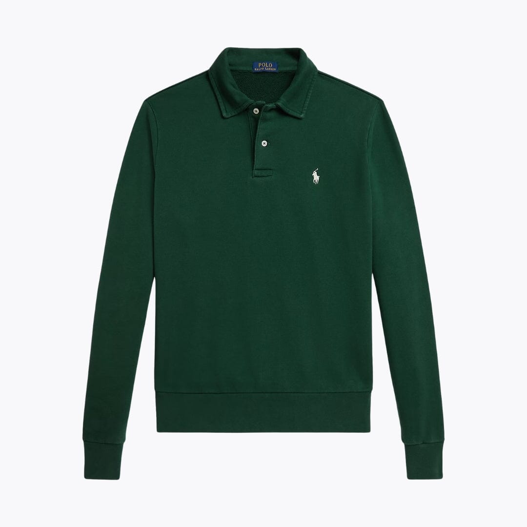 RL sweatshirt od flisa s ovratnikom i petljastom poleđinom