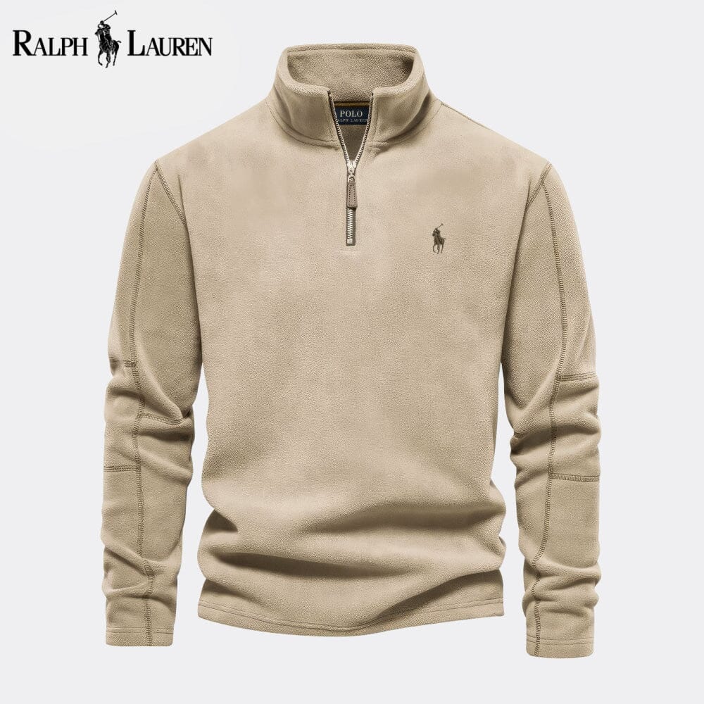 RL Prestige Cable-Knit Wool Knit Sweater