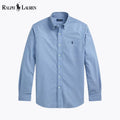 RL-skjorte i Oxford-stof med slankt snit og garment-dyed finish