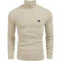 Klasyczny dzianinowy sweter z golfem TH