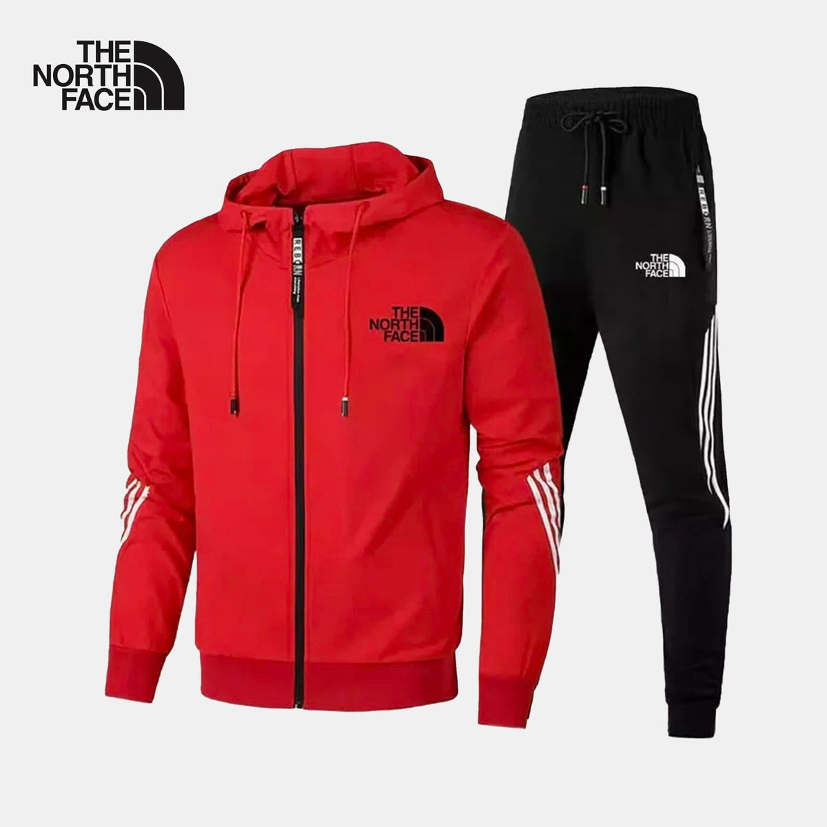 Sudadera con capucha TNF de algodón prémium