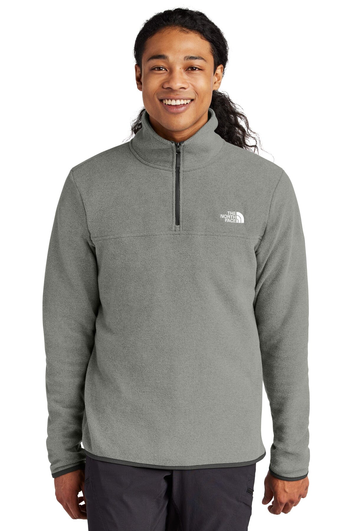 Suéter de microforro polar Glacier con cremallera de un cuarto para hombre de TNF ®