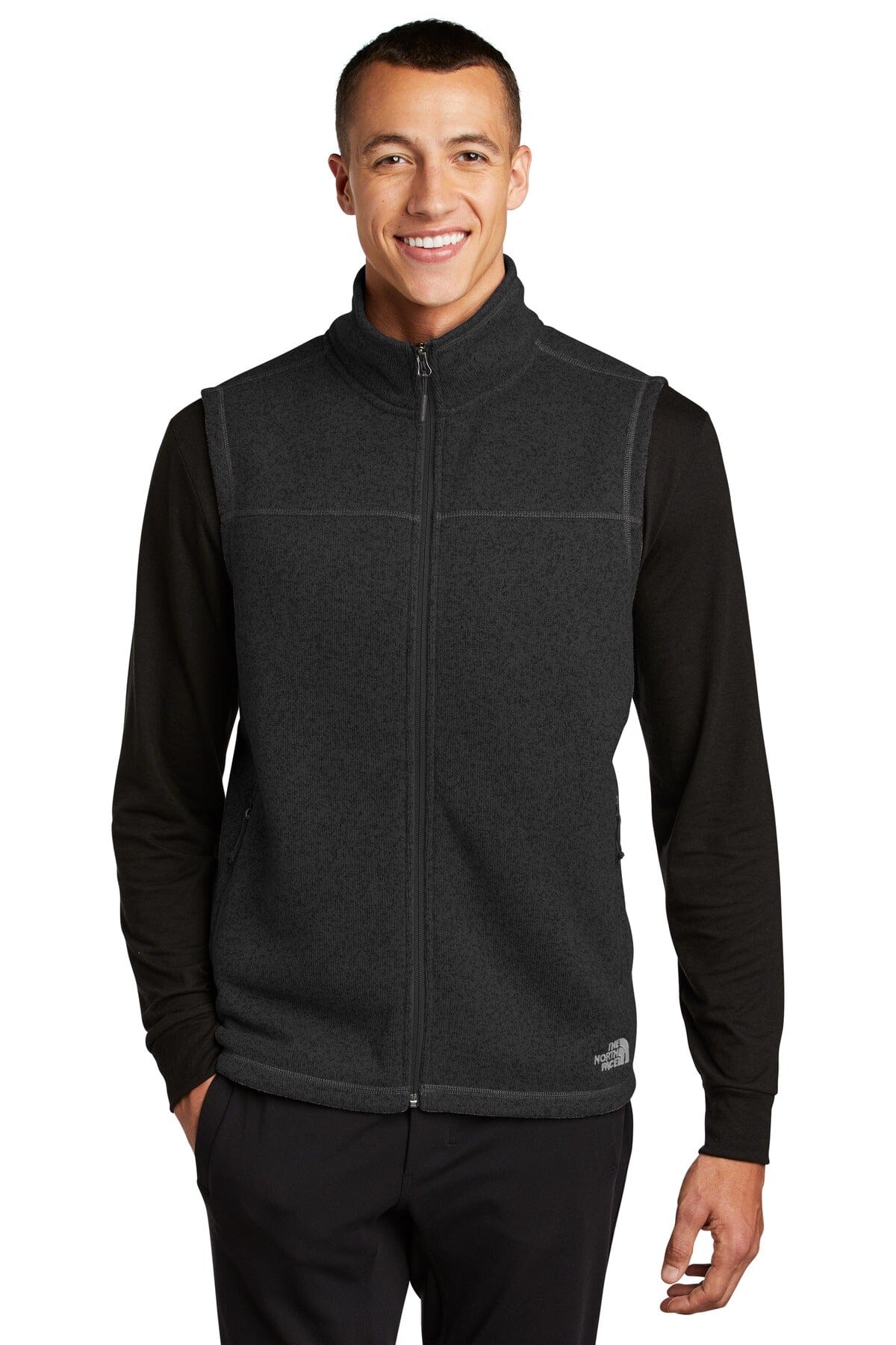 Chaleco de forro polar tejido tipo suéter para hombre de TNF
