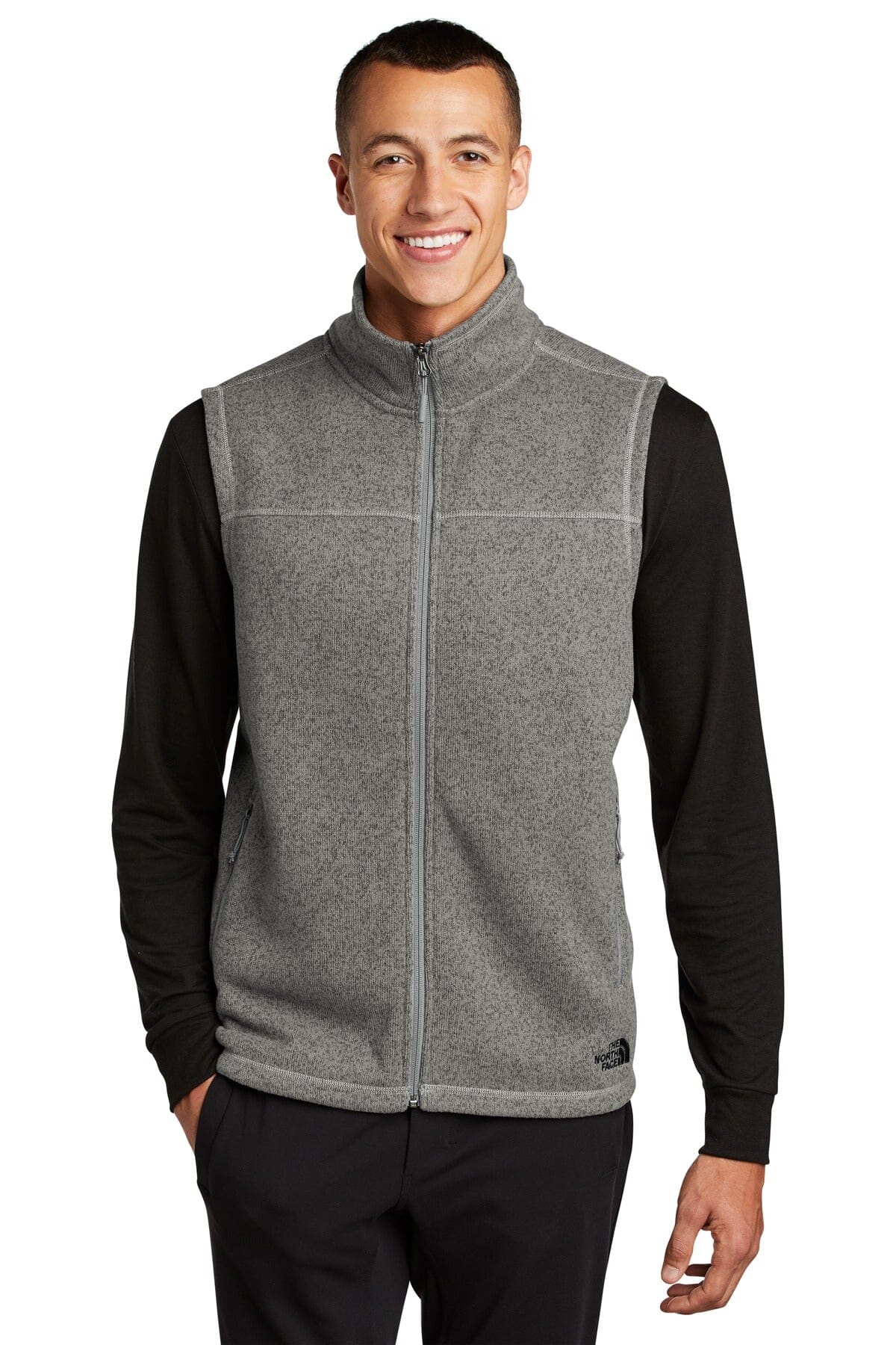 Chaleco de forro polar tejido tipo suéter para hombre de TNF