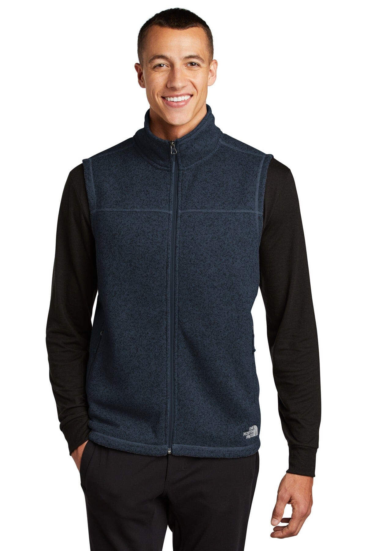 Chaleco de forro polar tejido tipo suéter para hombre de TNF
